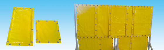 Ventaja suave modificada para requisitos particulares que protege las mantas/para llevar las mantas de la fibra para proteger nuclear