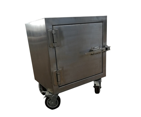 Caja blindada de plomo de protección médica para transferir materiales radiactivos