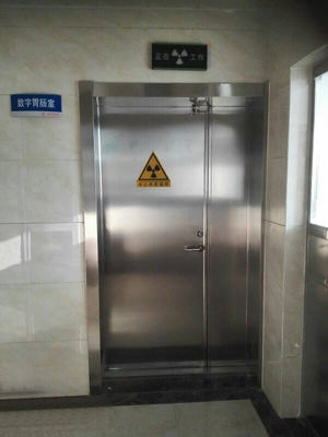 Puerta de protección contra las radiaciones de plomo de acero para NDT industrial