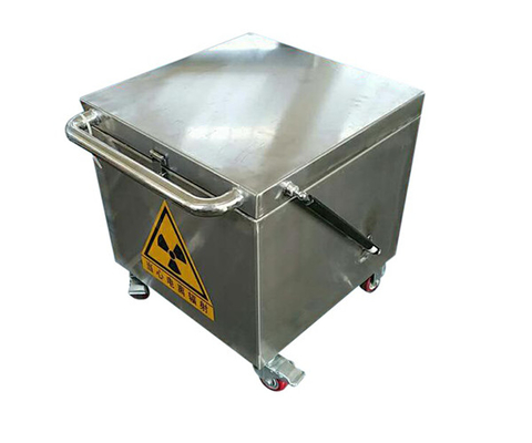 Caja blindada de plomo de protección médica para transferir materiales radiactivos