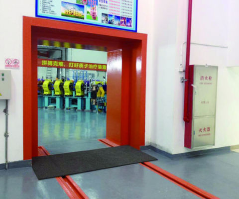 Puerta de protección contra radiación con material de sellado de neopreno o silicona y altura de 1700 mm-2300 mm para radiografía médica