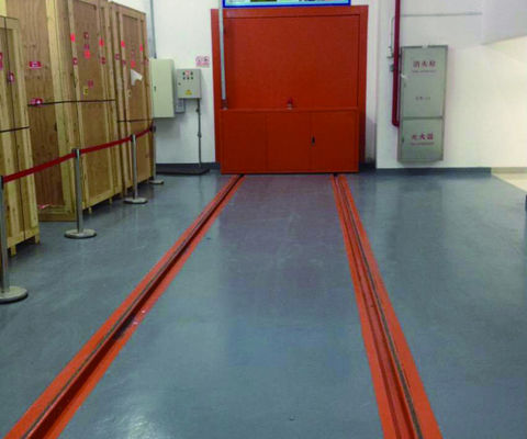 Puerta de protección contra radiación con material de sellado de neopreno o silicona y altura de 1700 mm-2300 mm para radiografía médica