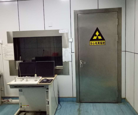 Puerta de protección contra la radiación de sello de neoprene o silicona con altura 1700 mm-2300 mm y recubrimiento en polvo o acabado de acero inoxidable