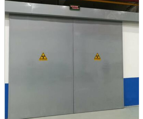 Puerta de protección contra la radiación de sello de neoprene o silicona con altura 1700 mm-2300 mm y recubrimiento en polvo o acabado de acero inoxidable