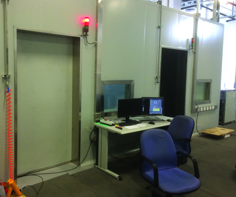 Cámara modular modificada para requisitos particulares de la ventaja del sitio del blindaje de X Ray para la medicina industrial del NDT