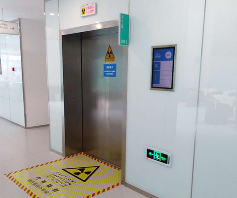 Puerta de blindaje de plomo de tamaño personalizado con panel de acero inoxidable para sala de MRI - certificada CE e ISO9001