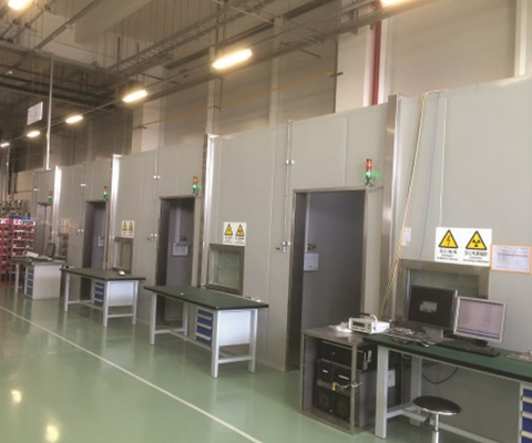 NDT industrial y protección de la sala de rayos X de longitud o según sea necesario con una eficiencia de 10-100 MHz