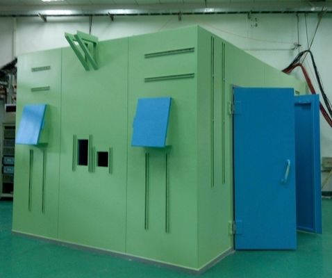 Cobertizo de blindaje de haz síncrono con estructura modular de ensamblaje de blindaje de rayo físico de alta energía y umbral desmontable