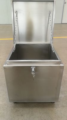 Caja Blindada de Plomo de Acero Inoxidable de Doble Cierre para Transporte Seguro de Radioisótopos y Almacenamiento Personalizable