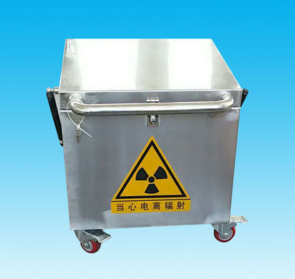 Caja Blindada de Plomo de Acero Inoxidable de Doble Cierre para Transporte Seguro de Radioisótopos y Almacenamiento Personalizable